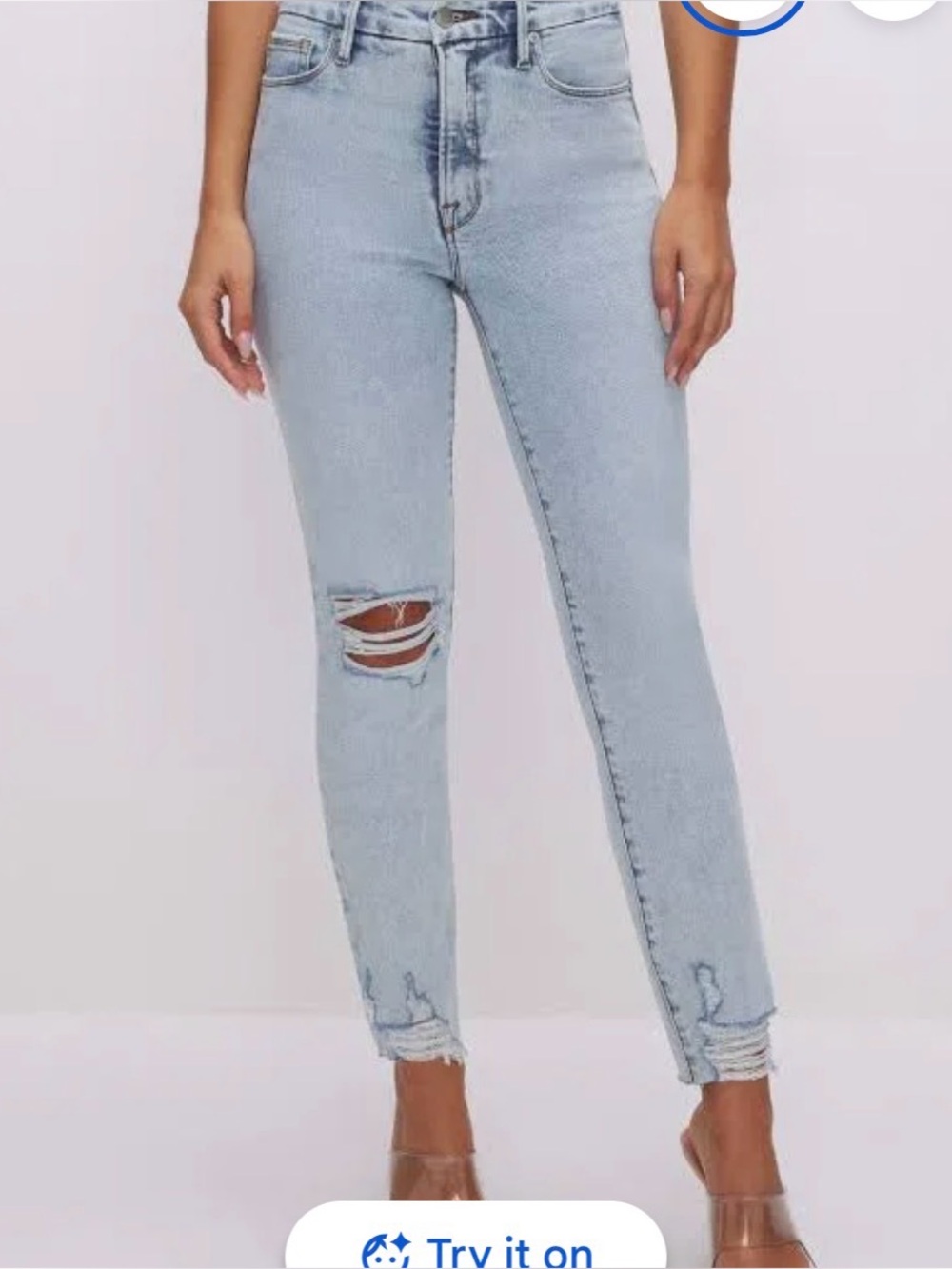 Good American Distressed Jeans Size 6/28